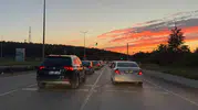 Eskişehir semalarında akşam kızıllığı mest etti