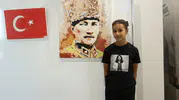 Kartepeli gençler 19 Mayıs coşkusunu fırçalarıyla anlattı