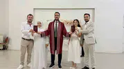 Mersin'de bir ilk İki kardeş aynı gün evlenip birbirlerine şahitlik ettiler