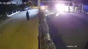 Kuşadası'nda dehşet anları Otomobili benzin döküp ateşe verdiler