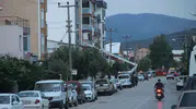 Çanakkale’de inşaatta elektrik faciası Bir işçi ağır yaralandı