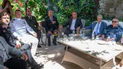 Kuşadası halkı ve protokol bayramlaşmada buluştu