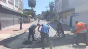 Akdeniz sokakları yeni asfaltla yenileniyor