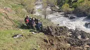Hakkari’de bataklık paniği itfaiye müdahalesiyle son buldu