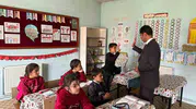 Ayı saldırısından kurtulan Sencer okuluna geri döndü