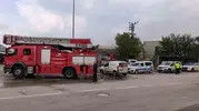İnegöl'de sunta fabrikasından yükselen dumanlar panik yarattı