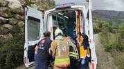 Dekuk Şelalesi'nde korkutan kaza