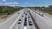 Dönüş yolunda kilit kavşakta yoğunluk başladı