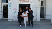 Aksaray'da firari hükümlü çatıda yakalandı