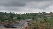 Kayseri'de şiddetli yağış viyadüğü çökertti