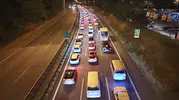 Bayram dönüşü TEM Kocaeli trafiğini kilitledi