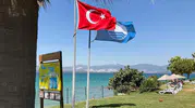Türkiye'nin mavi bayraklı plaj sayısı dünya üçüncülüğünü perçinledi