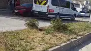 Elazığ’da öğrenci servisi trafiği birbirine kattı