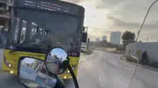 Kartal trafiğinde saniyelerle gelen ölümden dönüş