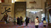 Edirne’nin tarihi camisinde Kâbe emanetlerine büyük ilgi