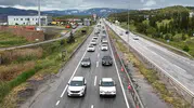 Kilit kavşakta tatil trafiği başladı