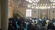 Selendi halkı bayram sabahı camilere sığmadı