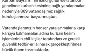 Kurban kesimi İstanbul hastanelerinde yoğunluk yarattı