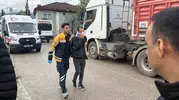 Erbaa Organize Sanayi Bölgesi yolunda iki minibüs çarpıştı
