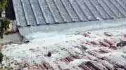 Çorum'u sağanak ve dolu vurdu tarım arazileri sular altında kaldı