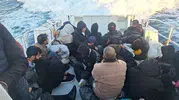 Çanakkale açıklarında kaçak göçmen operasyonu