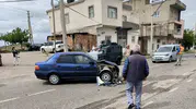 Midyat yolunda trafik kazası bir kişi yaralandı