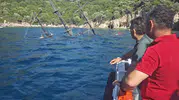 Marmaris açıklarında batan tekneden 110 kişi sağ kurtarıldı