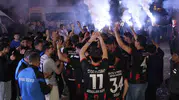 Oltu’da şampiyonluk kutlaması Namağlup şampiyon ilçeye döndü