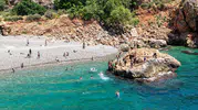 Antalya sahillerinde bayram bereketi