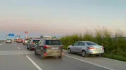 Bursa'da kurban mesaisi yolları kilitledi