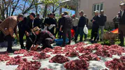 Yüksekova'da yüz yıldır süren kurban paylaşımı