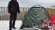 Mayıs biterken Karabük yükseklerine kar yağdı