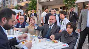 Sancaktepe Akın Caddesi'nde bayram kahvaltısı coşkusu