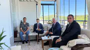 Çermik protokolünden bayramda vefa ziyareti