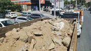Kuşadası’nda hafriyat kamyonlarına sıkı denetim cezası