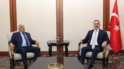 Hakan Fidan Ankara'da Filistinli yönetici Cibril Rajub ile görüştü