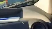 Elazığ yolunda trafiği hiçe sayan tehlikeli sürüş kamerada