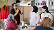 Manisalılar hafta sonunu sanat atölyelerinde değerlendirdi
