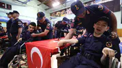 Aksaray’da üniforma giyen 40 genç askerlik görevini tamamladı