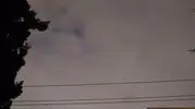 Ankara semalarında beliren sıralı ışıklar heyecan yarattı
