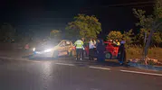 Kilis yolunda iki otomobil çarpıştı
