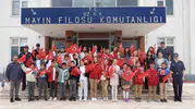 Erdekli öğrenciler donanmanın kalbine girdi