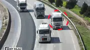 Gaziantep yollarında dronlu takip dönemi