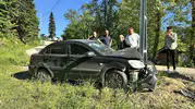 İnebolu yolunda bayram ziyareti kazayla bitti