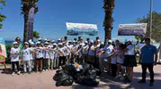 Kuşadası sahilinde çevre temizliği seferberliği