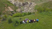 Muşlu öğrenciler Kızılağaç Kanyonu’nun zorlu parkurunda ter döktü