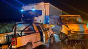 Yozgat'ta kaygan yolda feci kaza 1 ölü 2 yaralı