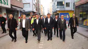 Samsun protokolü Havza’da bayramlaştı ve sel hasarını yerinde inceledi