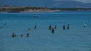 Didim sahillerinde bayram bereketi yaşanıyor
