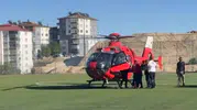Malatya’da kritik hastayı hava ambulansı kurtardı